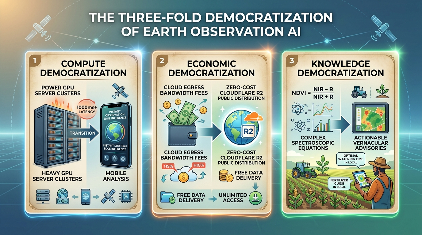 Three-Fold Democratization Slabs